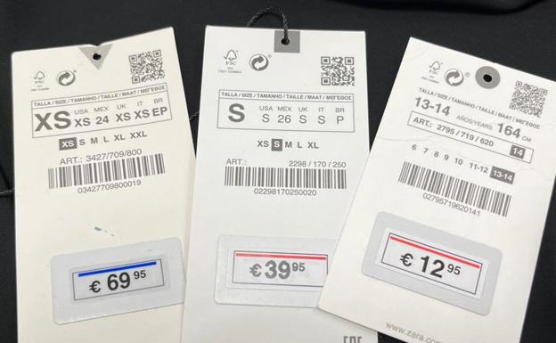 Etiqueta ropa zara on sale
